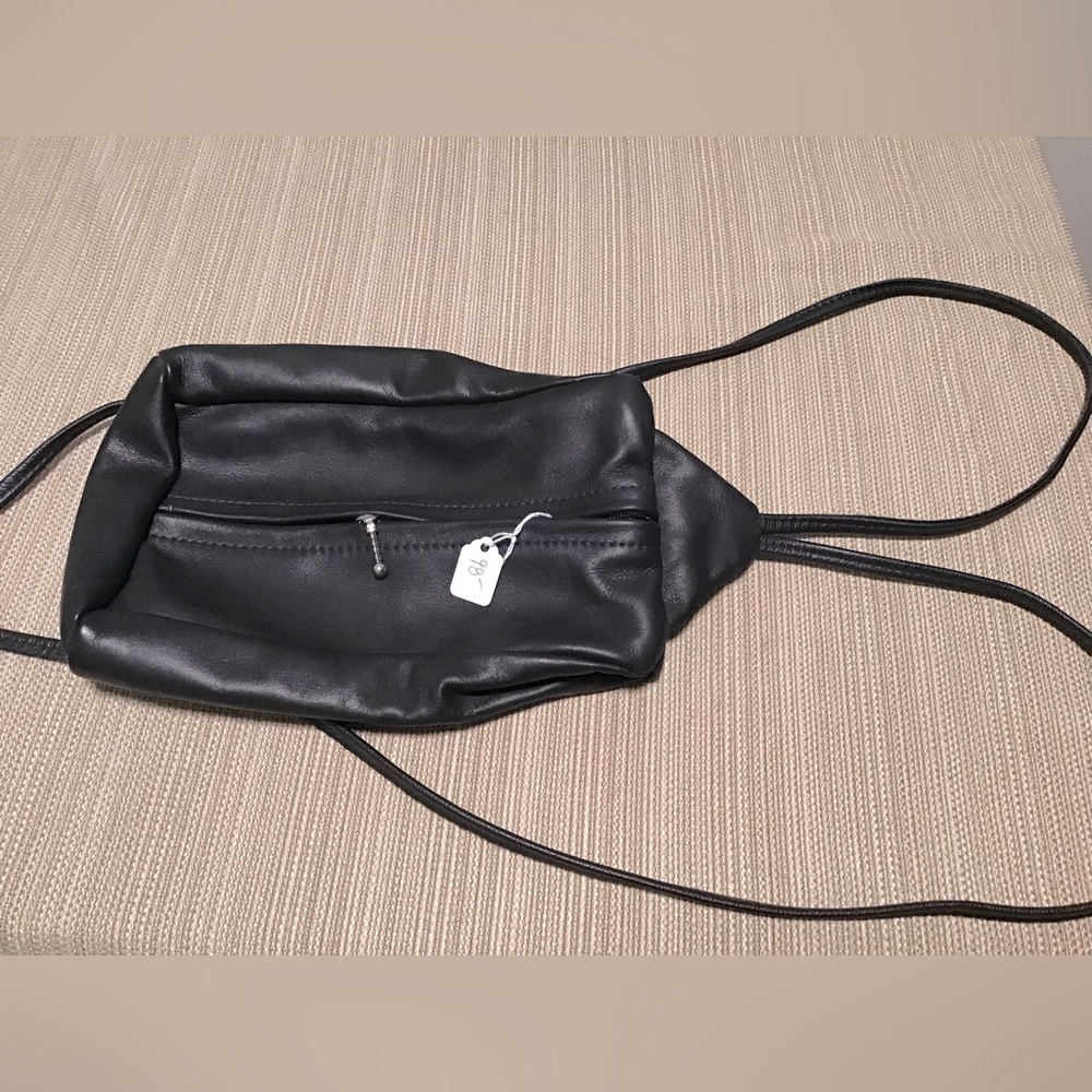 Cowhide Leather Mini Sling Backpack